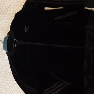 Adidas velour jacket
